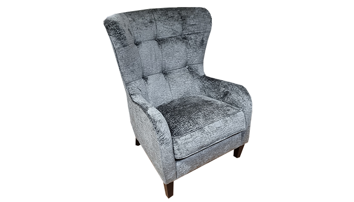 Chair in Titus Charcoal